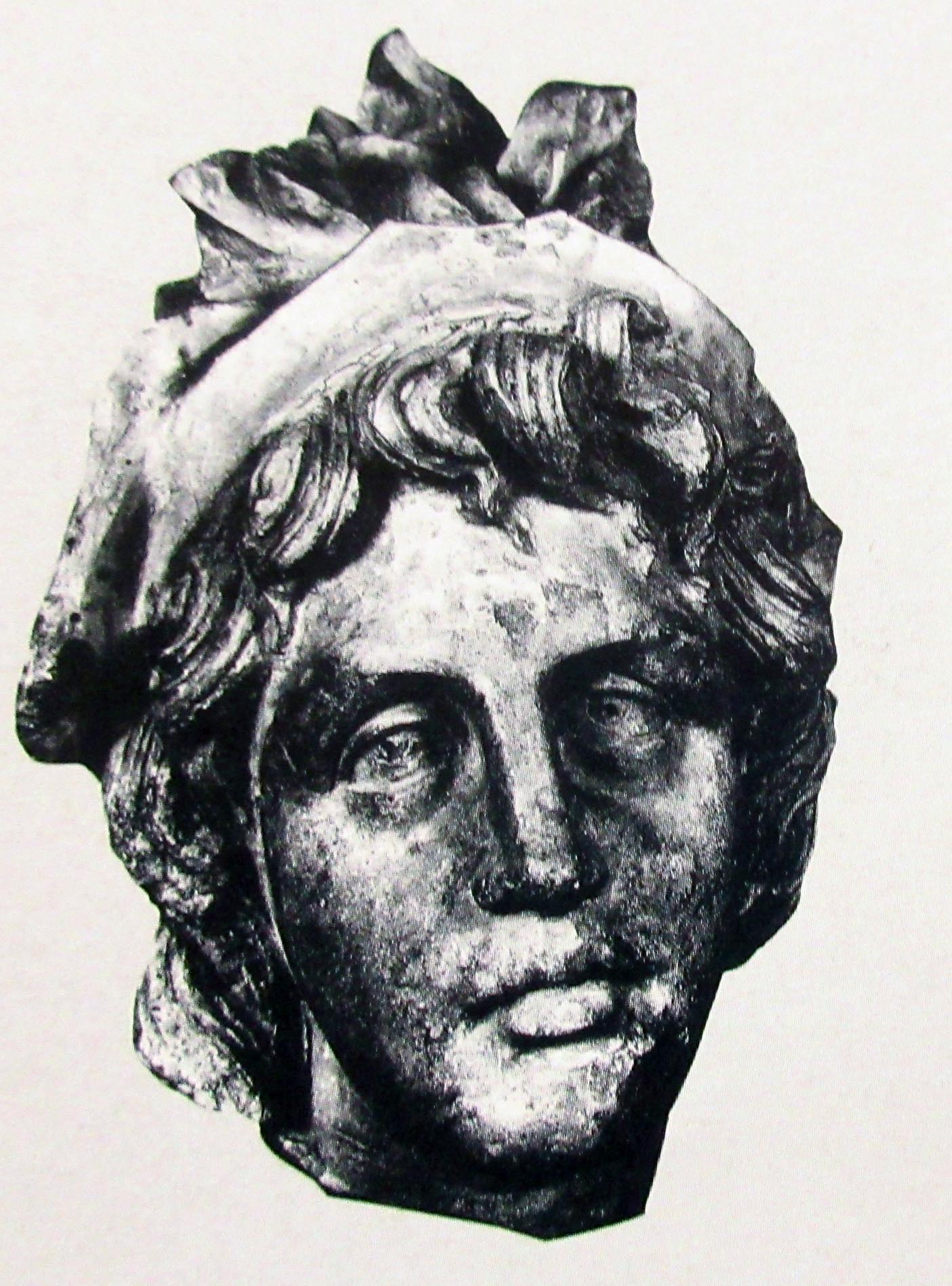 Paride (statua/ frontonale, testa) (metà II a.C)