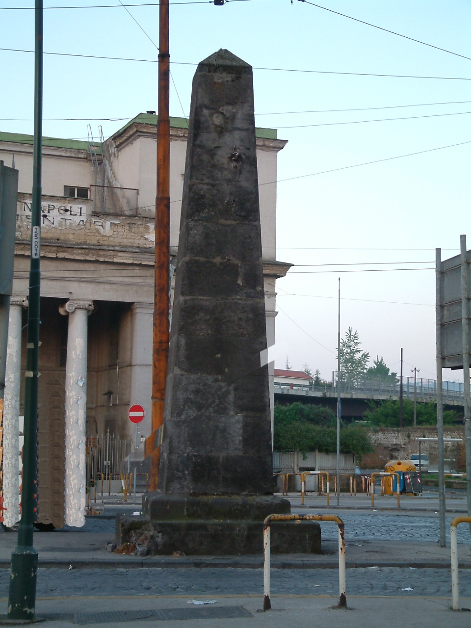 Obelisco, serie - bottega napoletana (sec. XIX)