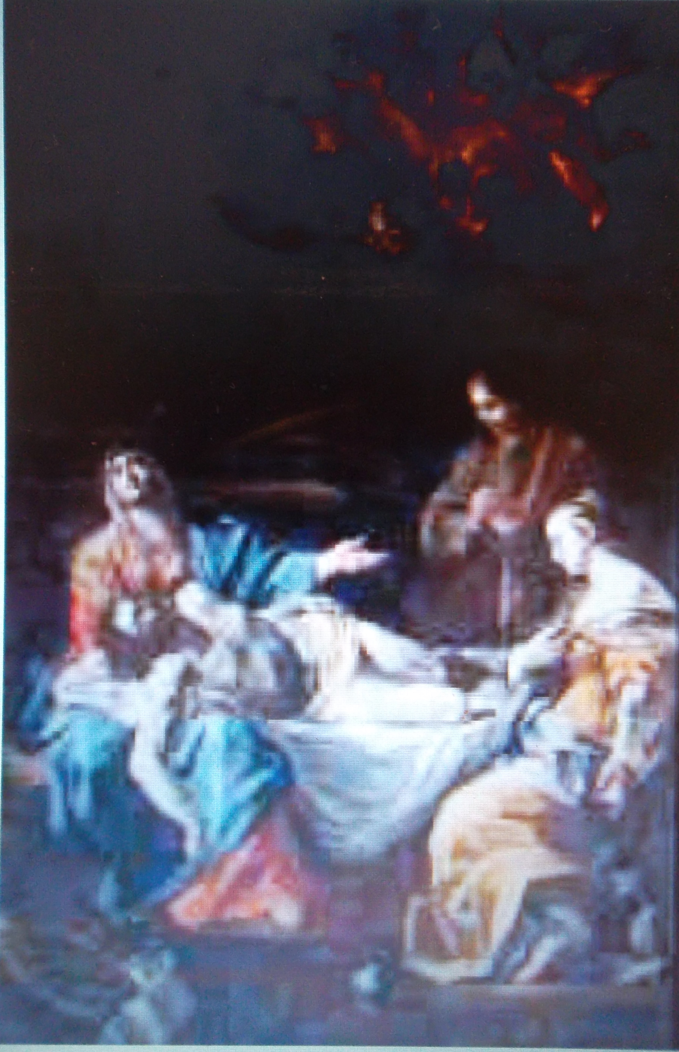 Pietà, compianto sul Cristo morto (dipinto) di Solimena Francesco (attribuito) - ambito Italia meridionale (fine/ inizio secc. XVII/ XVIII)