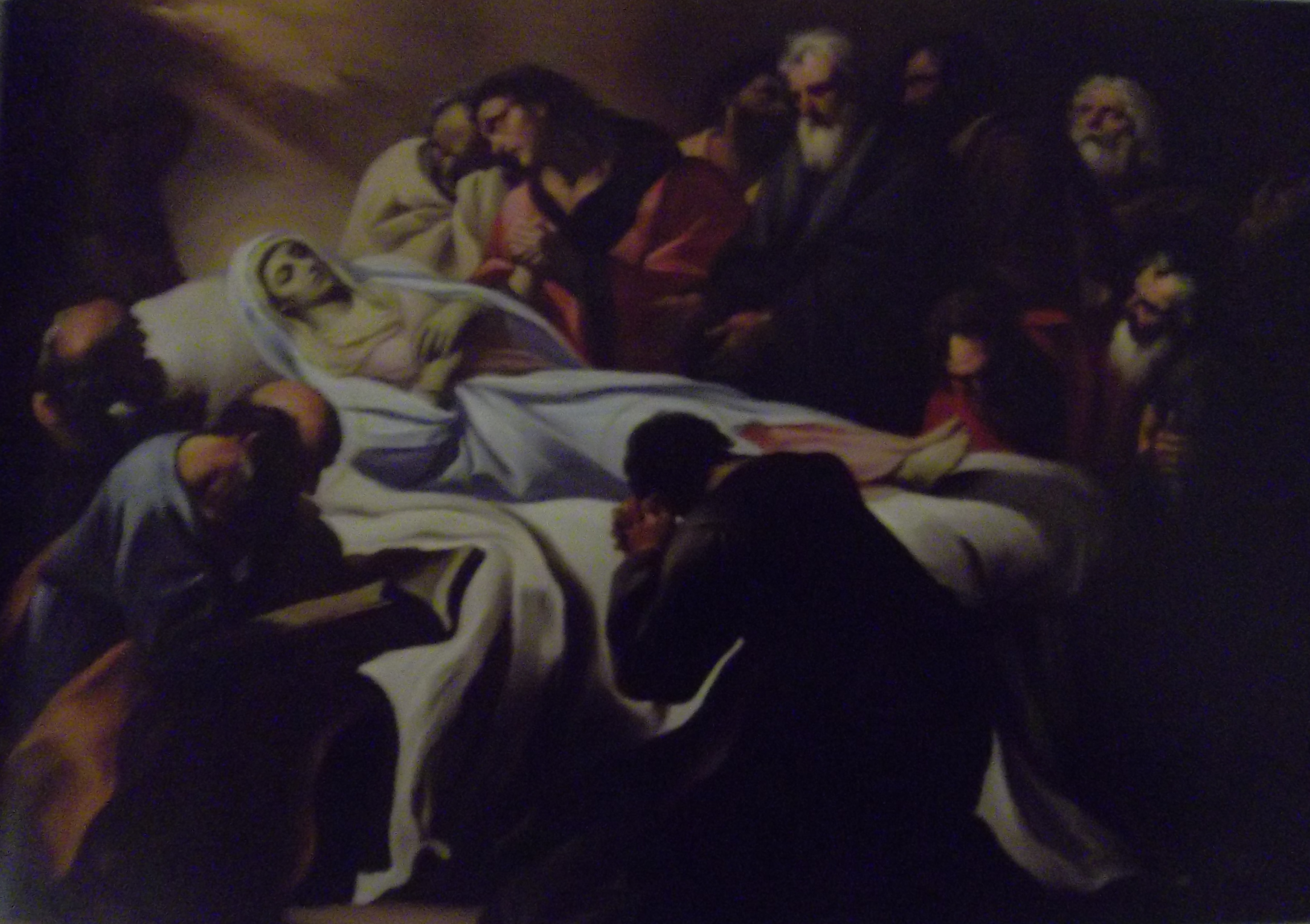 transito della Vergine (dipinto) di Brandi Giacinto (sec. XVII)