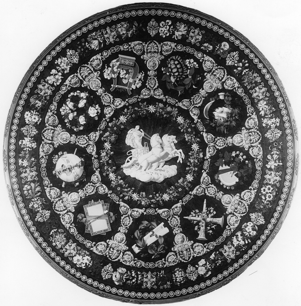 piano di tavolo di Giorgi Giovanni Battista - bottega granducale (sec. XIX)