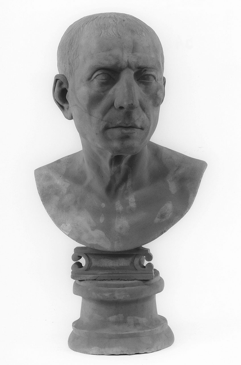 Marco Tullio Cicerone (?), busto ritratto d'uomo (scultura) - manifattura italiana (secc. XVIII/ XIX)