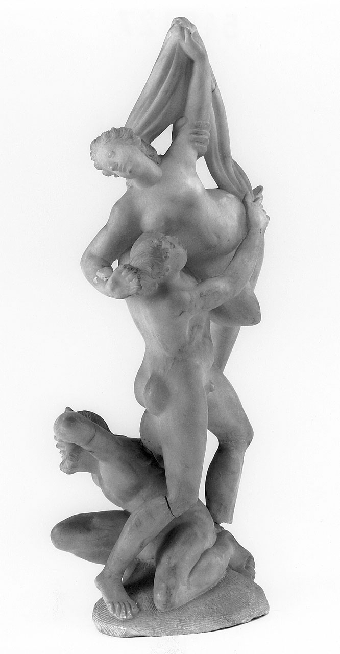 ratto delle Sabine (scultura) - manifattura italiana (secc. XVIII/ XIX)