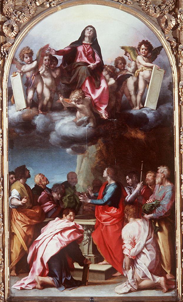 Assunta Panciatichi, assunzione della Madonna (dipinto) di Andrea del Sarto (sec. XVI)