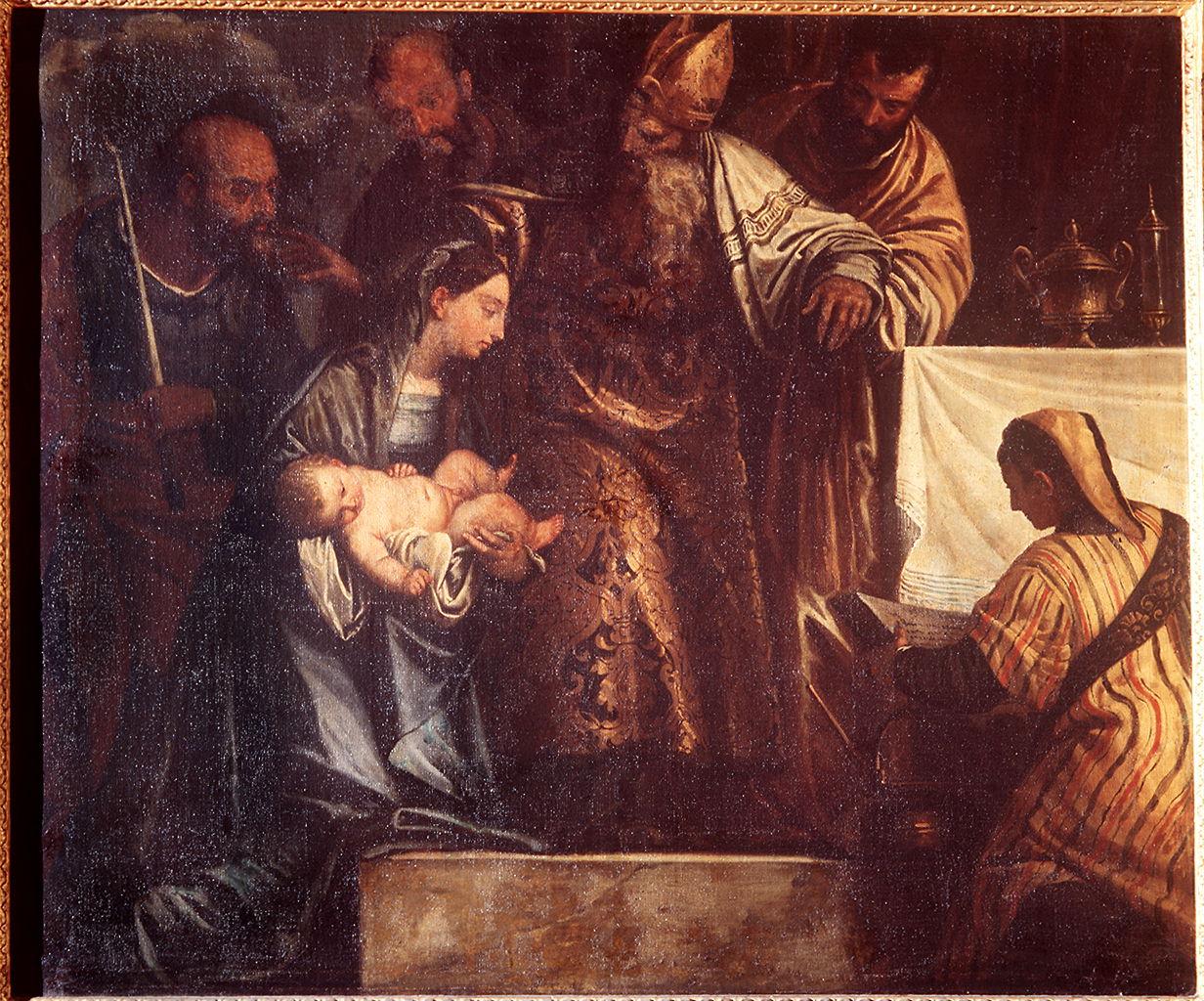 presentazione di Gesù al tempio (dipinto) di Caliari Paolo detto Paolo Veronese (bottega) (sec. XVI)