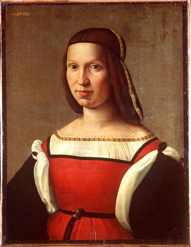 ritratto di donna (dipinto) di Bigordi Ridolfo detto Ridolfo Ghirlandaio (?) (attribuito) (inizio sec. XVI)