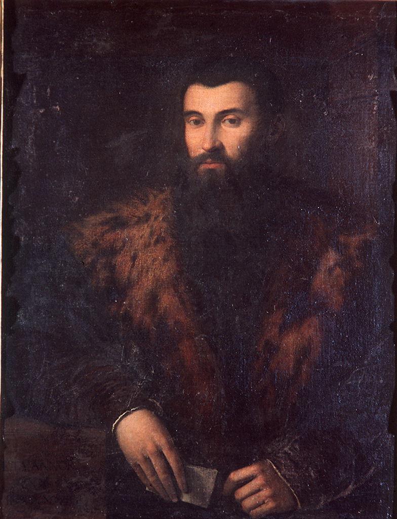ritratto d'uomo (dipinto) di Licinio Bernardino (secondo quarto sec. XVI)