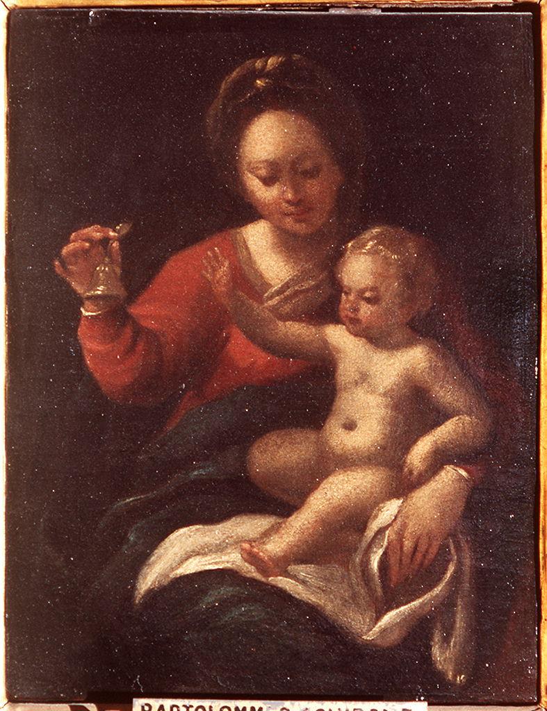 Madonna con Bambino (dipinto) di Schedoni Bartolomeo (maniera) (sec. XVII)