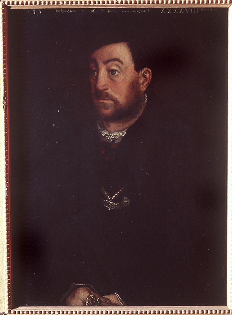 ritratto d'uomo (dipinto) - ambito tedesco (sec. XVI)