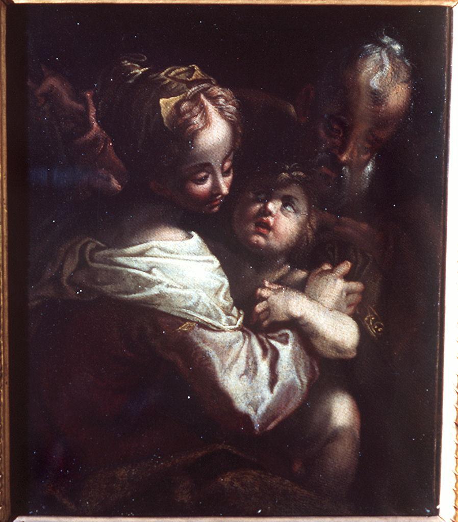 Sacra Famiglia (dipinto) di Von Aachen Johann (maniera) (ultimo quarto sec. XVI)