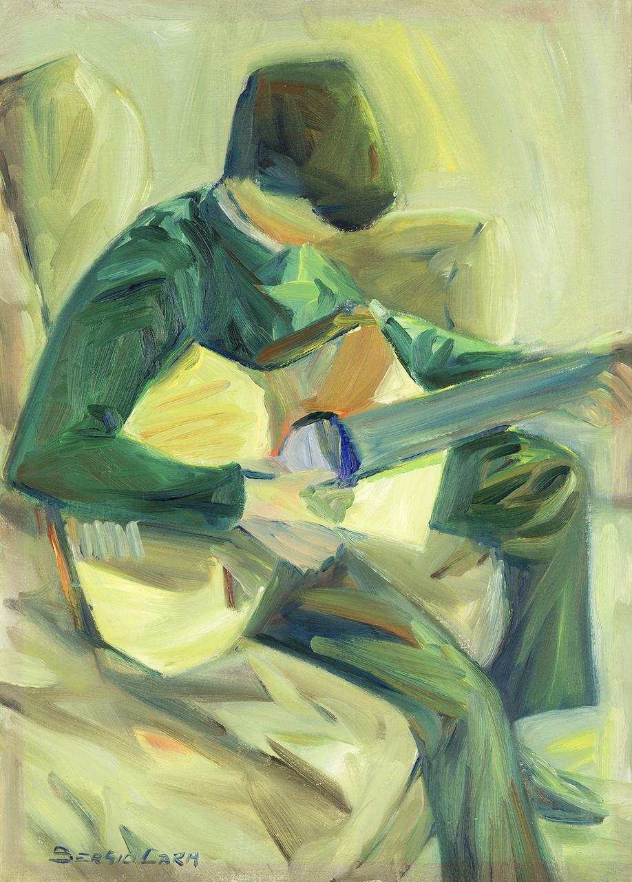 Ragazzo con chitarra, figura maschile (dipinto)