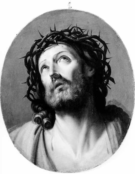 Cristo coronato di spine (dipinto) - ambito romano (primo quarto sec. XVIII)
