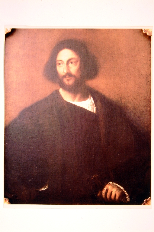 ritratto di gentiluomo (dipinto) di Vecellio Tiziano (cerchia) (sec. XVI)