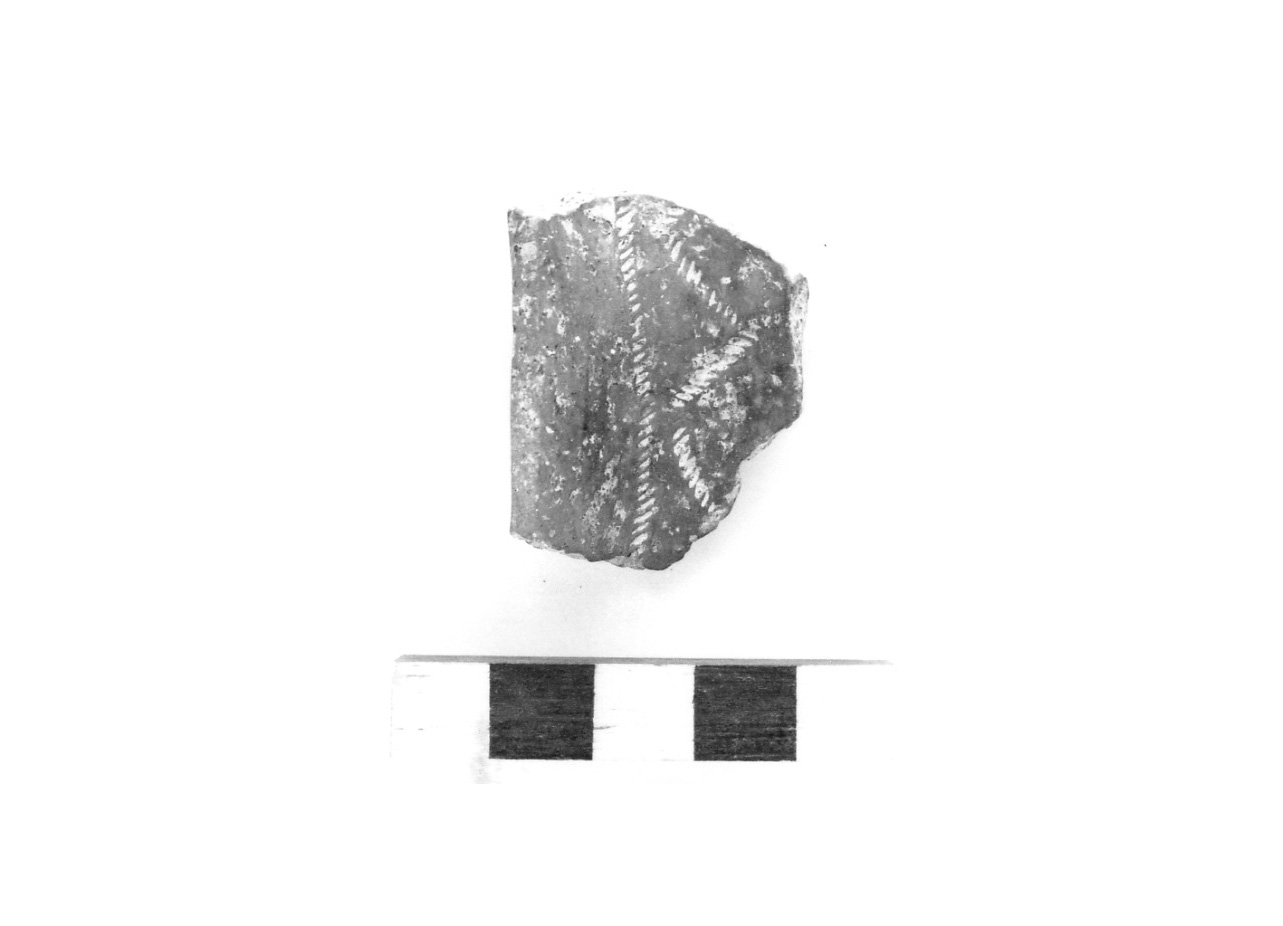 orlo svasato - civiltà protovillanoviana/ età del bronzo finale (sec. X a.C)