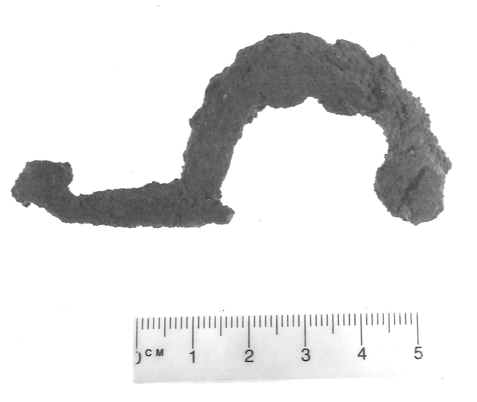 fibula ad arco ingrossato - Piceno IV A (sec. VI a.C)