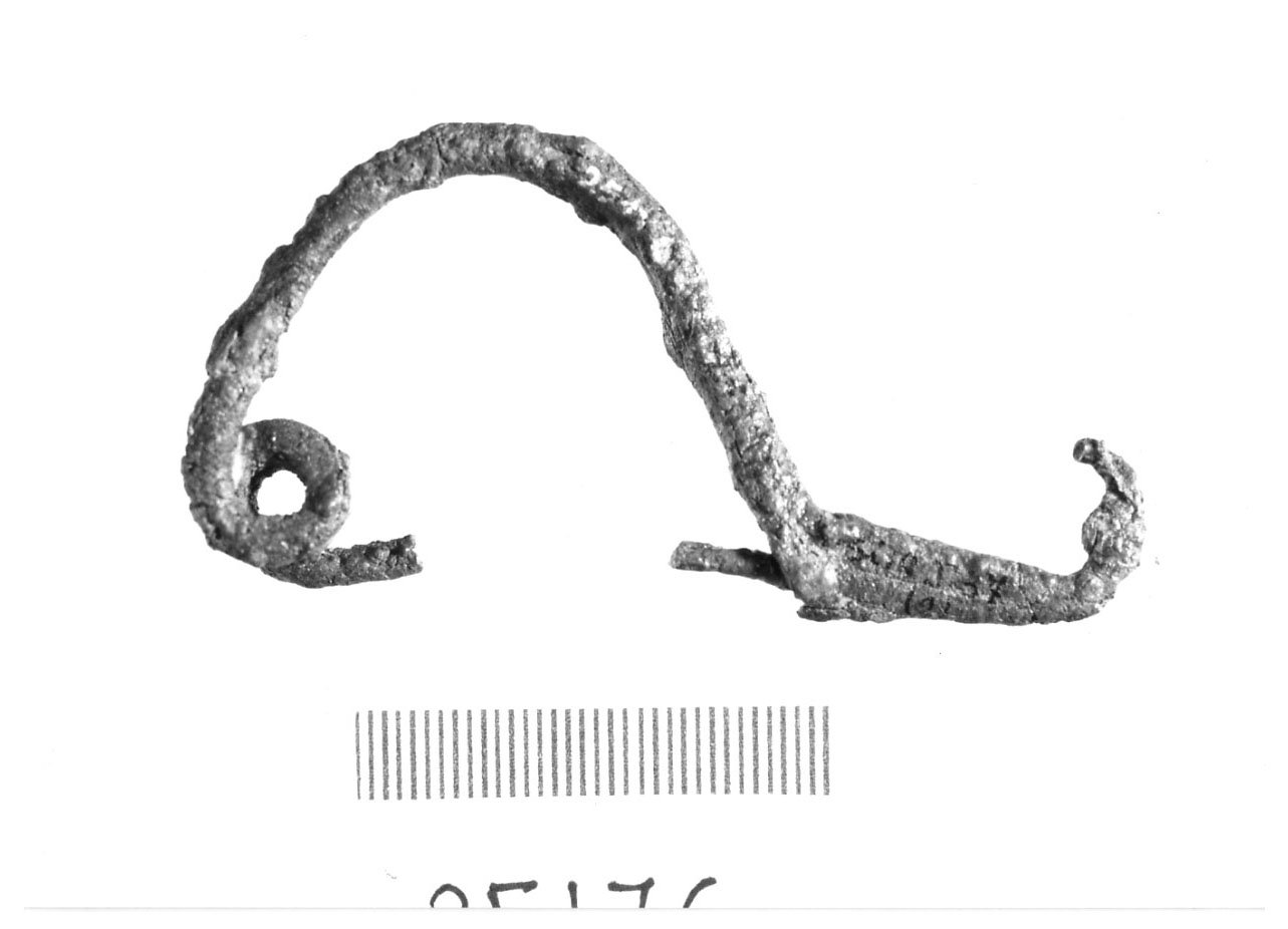 fibula ad arco leggermente ingrossato - Piceno VI (metà sec. IV a.C)