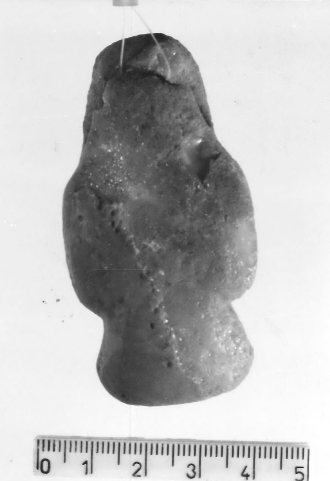 figura umana stilizzata (pendente) (metà sec. IV a.C)