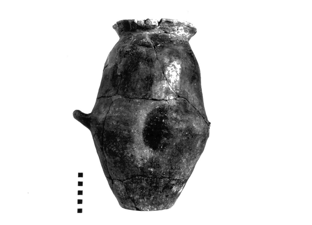 urna biconica - civiltà villanoviana-fase II (sec. VIII a.C)