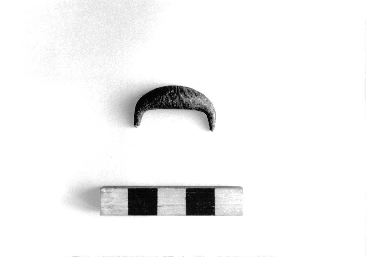 fibula ad arco ingrossato - civiltà villanoviana-fase II (sec. VIII a.C)