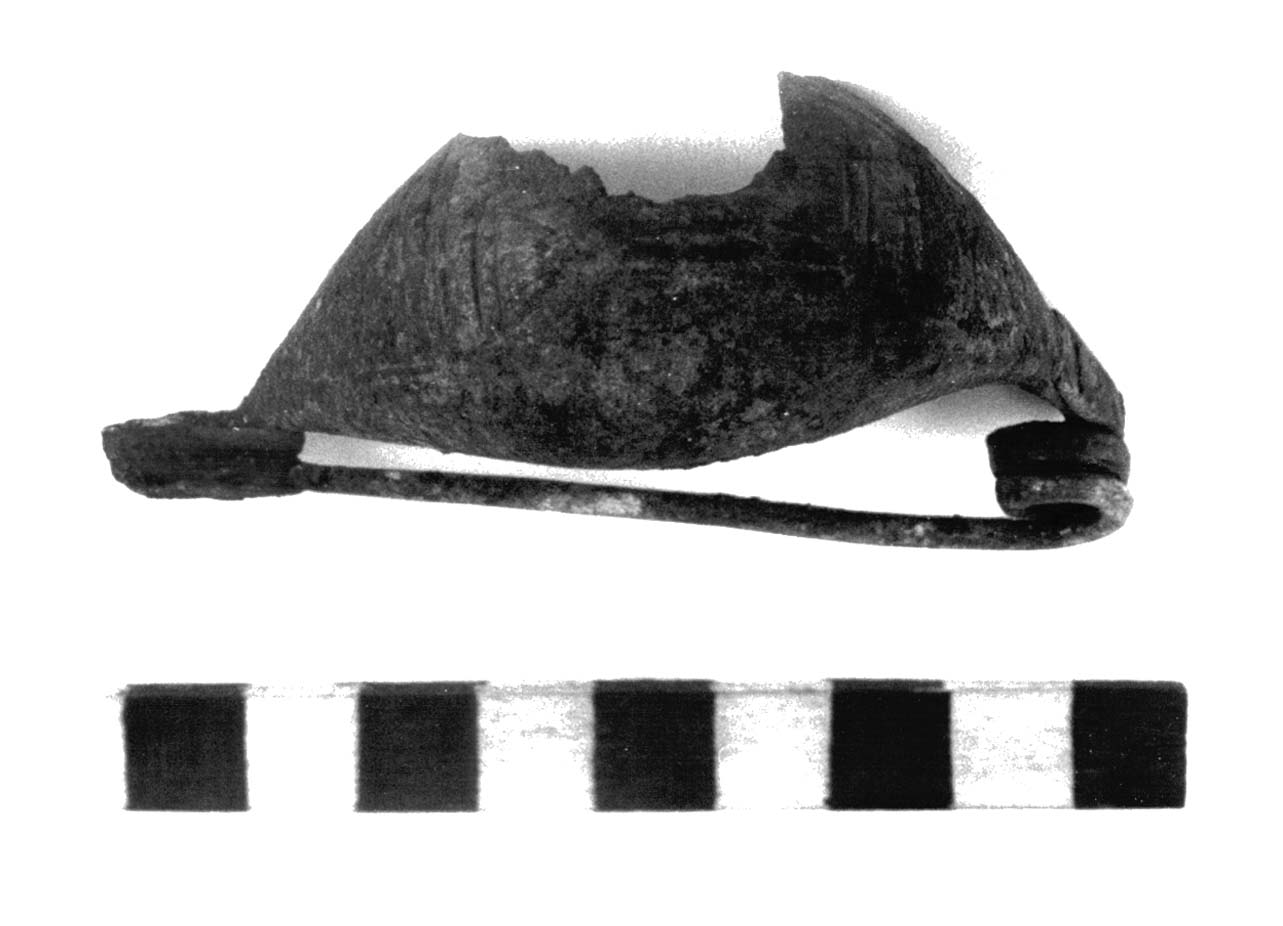fibula a navicella - civiltà villanoviana-fase II (seconda metà sec. VIII a.C)