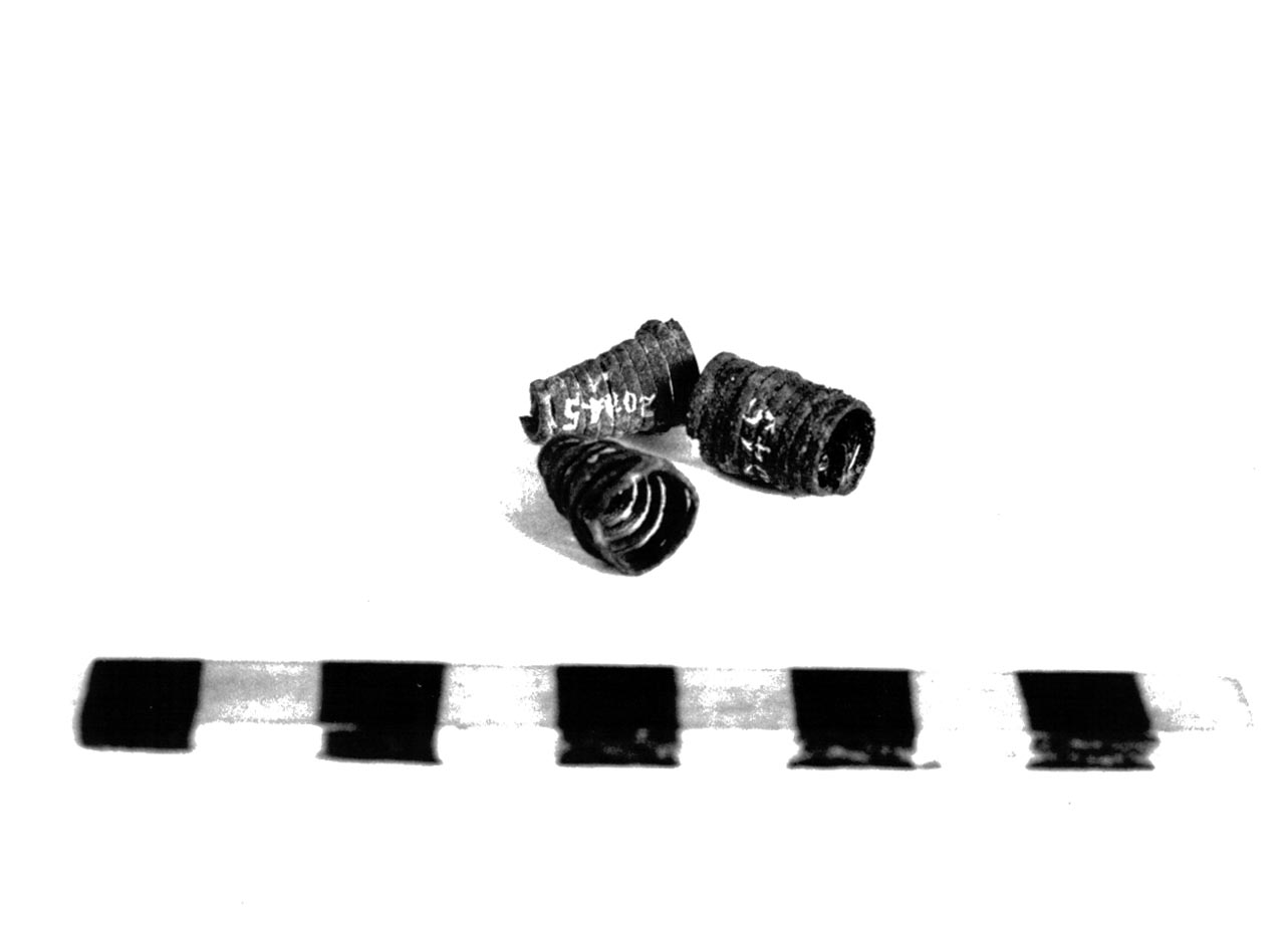 spirale - civiltà villanoviana-fase II (seconda metà sec. VIII a.C)