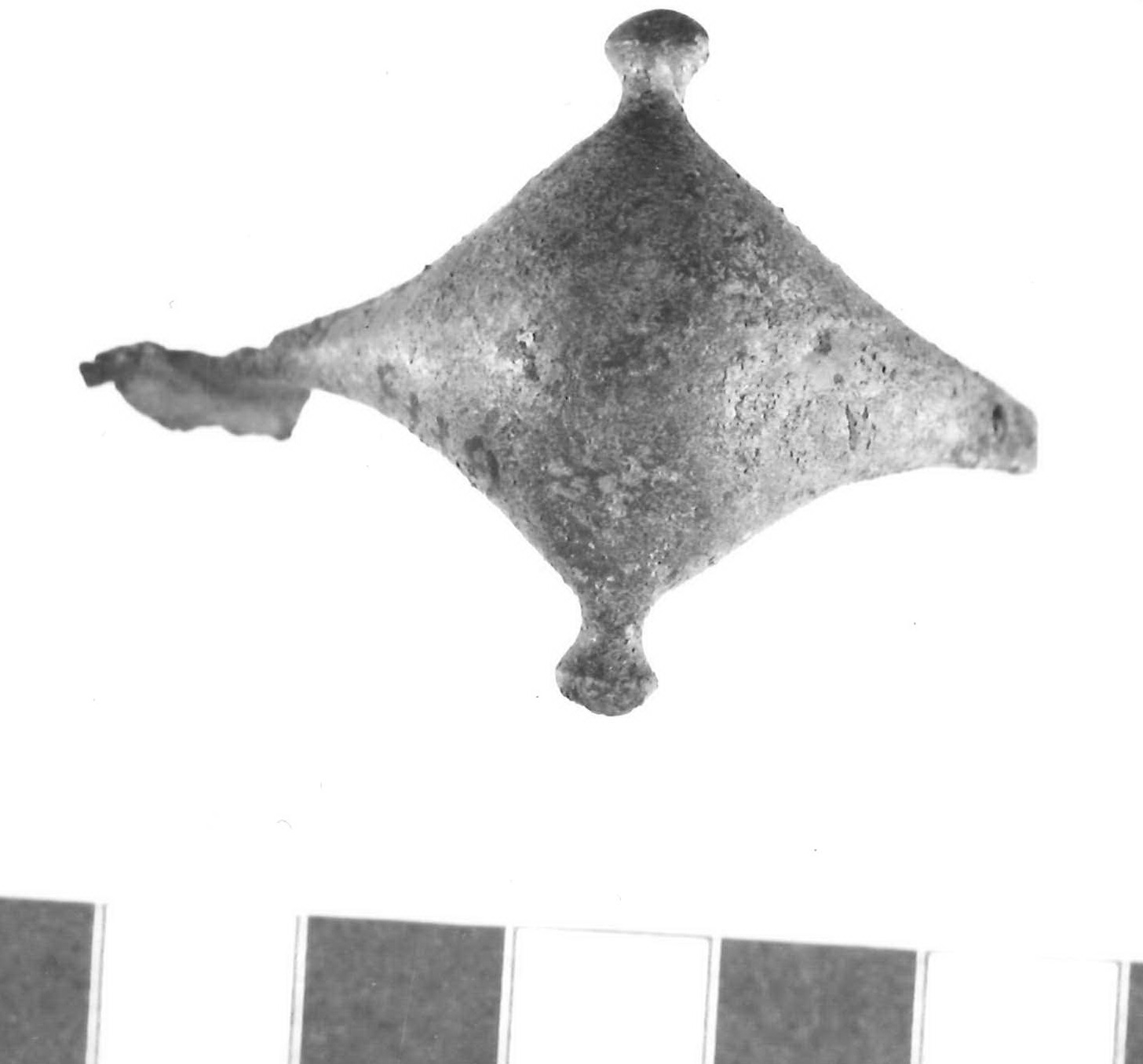 fibula a navicella - Piceno III (sec. VII a.C)