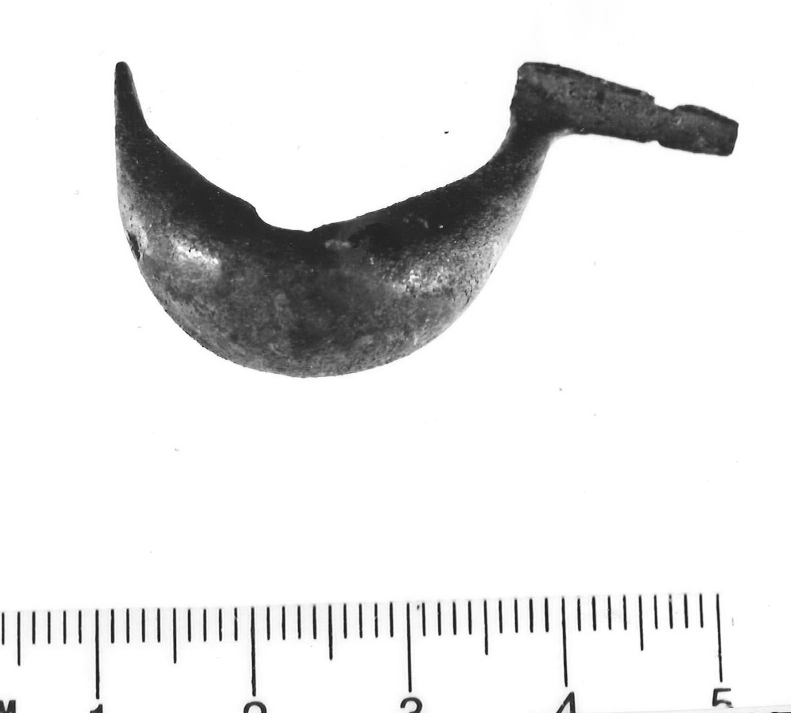 fibula a navicella - Piceno III (sec. VII a.C)