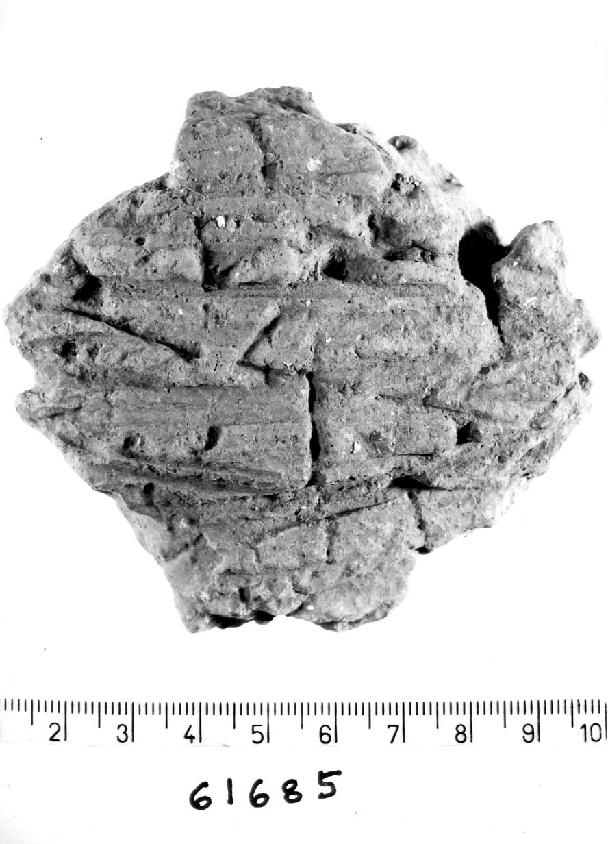 intonaco di capanna/ frammento (Neolitico finale)