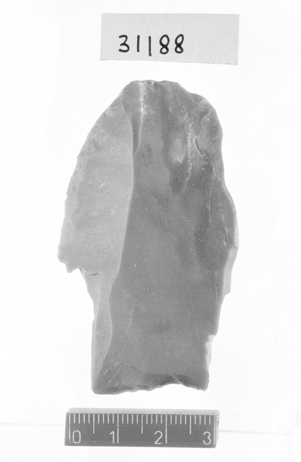 bulino gemino a stacco laterale su ritocco - Gravettiano (Paleolitico superiore)