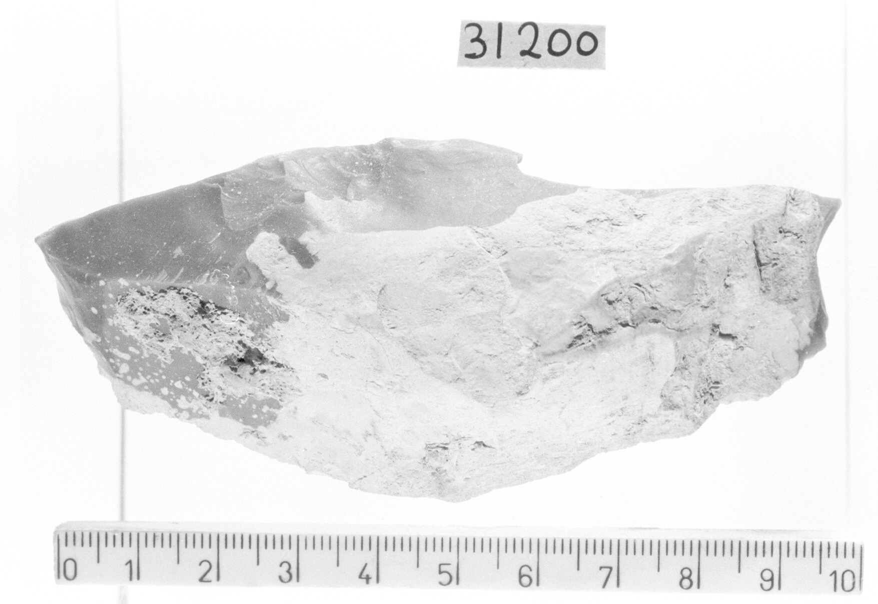 bulino a stacco laterale su ritocco trasversale - Gravettiano (Paleolitico superiore)
