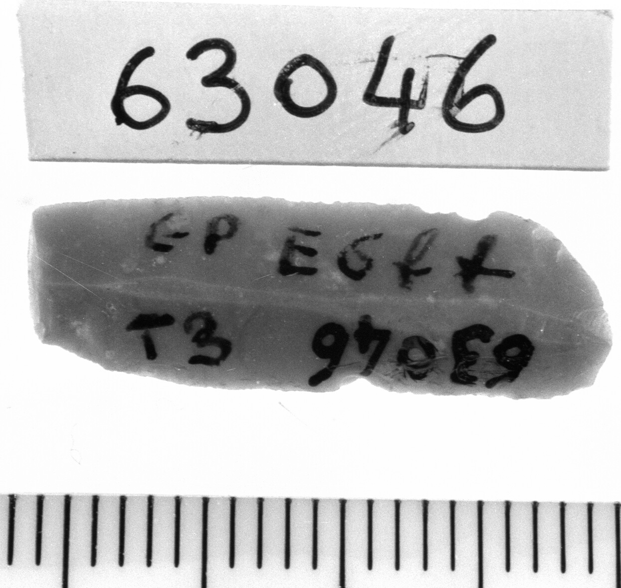 troncatura obliqua rettilinea - Epigravettiano (Paleolitico superiore)