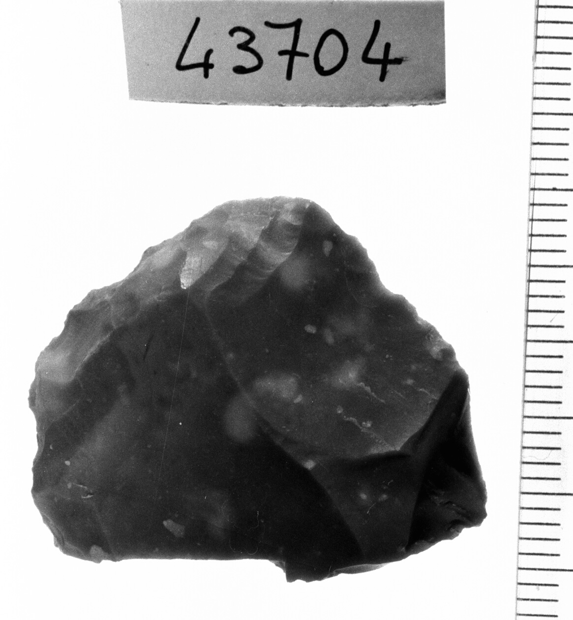 grattatoio frontale/ frammento - Epigravettiano (Paleolitico superiore)