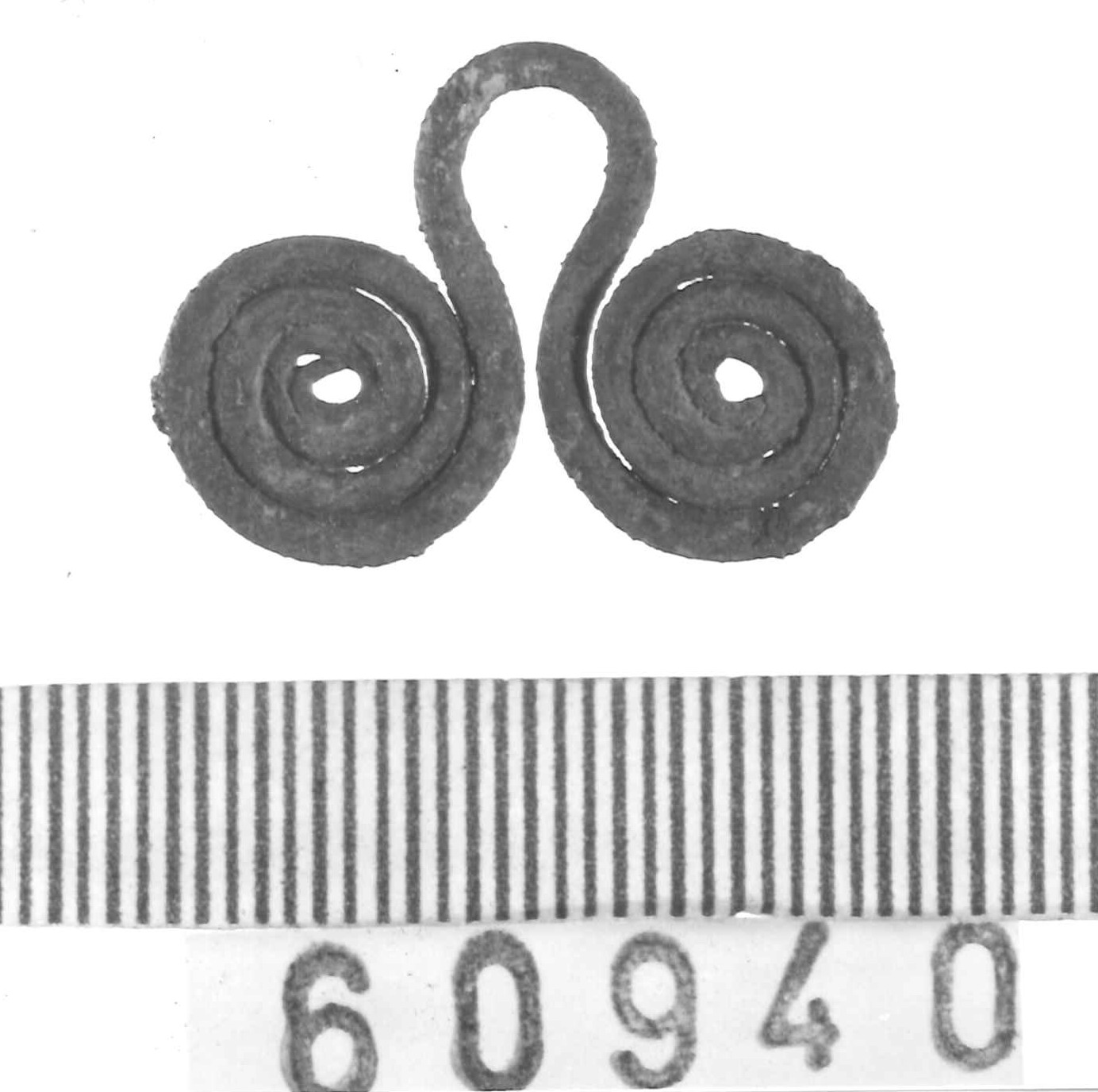 pendaglio ad occhiali - Piceno IV A (sec. VI a.C)