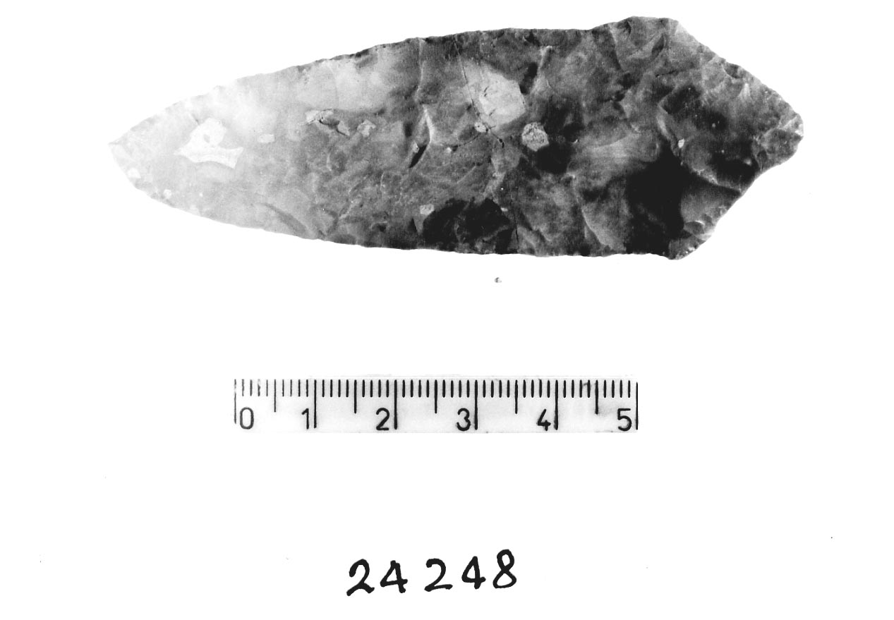 punta foliata a doppio cran (Subneolitico)