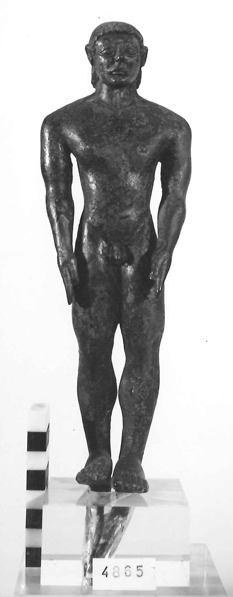 kouros (statuetta) - officina etrusca (aretina ?) (sec. V a.C)