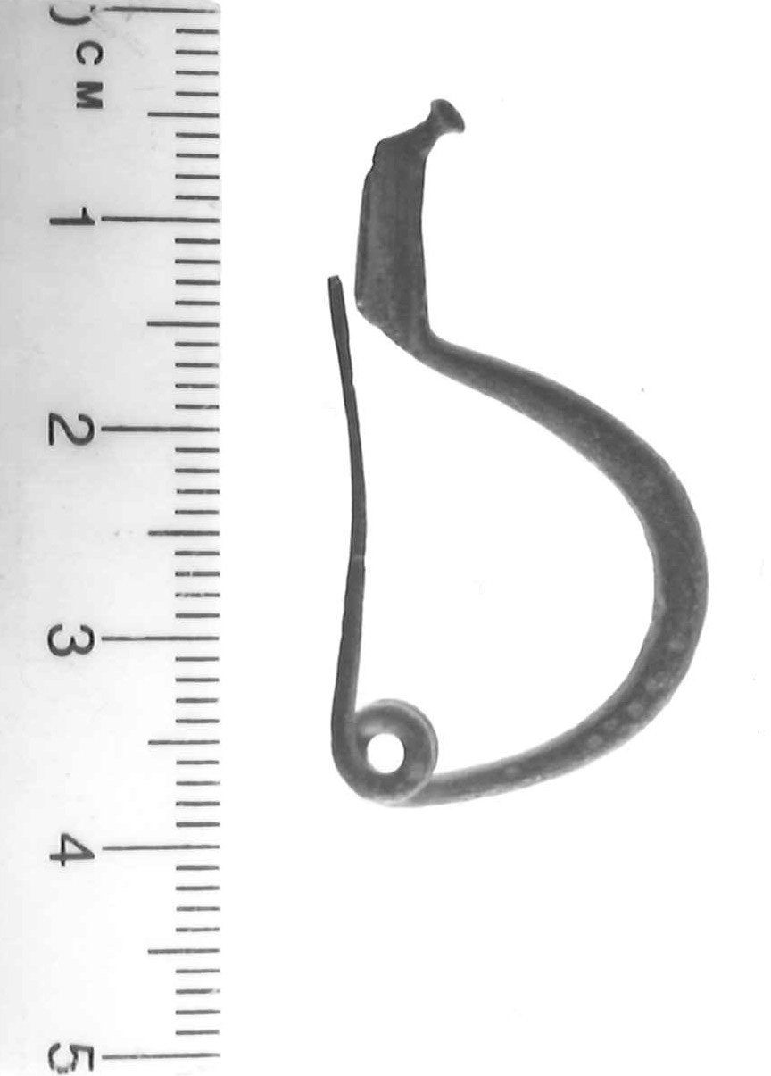 fibula, tipo "pre-Certosa" (secc. VI-V a.C)