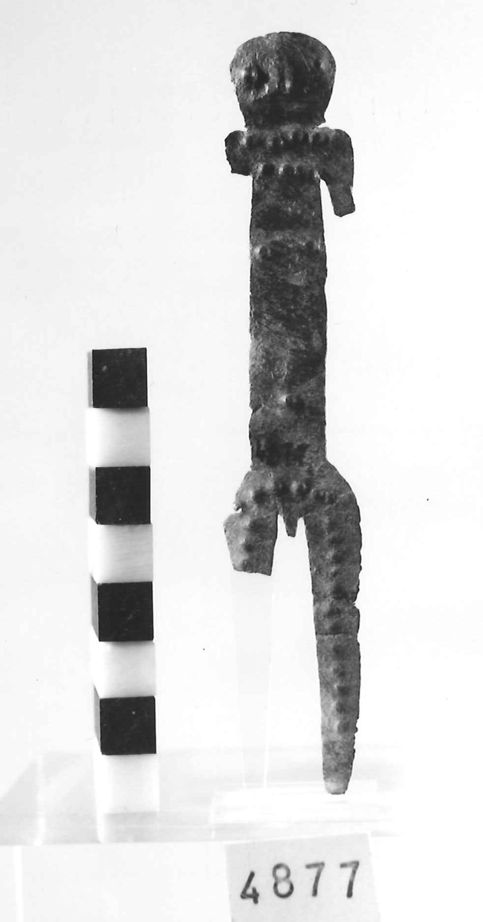 orante (bronzetto votivo, Gruppo "Segni") - ambito umbro-laziale (secc. V-IV a.C)