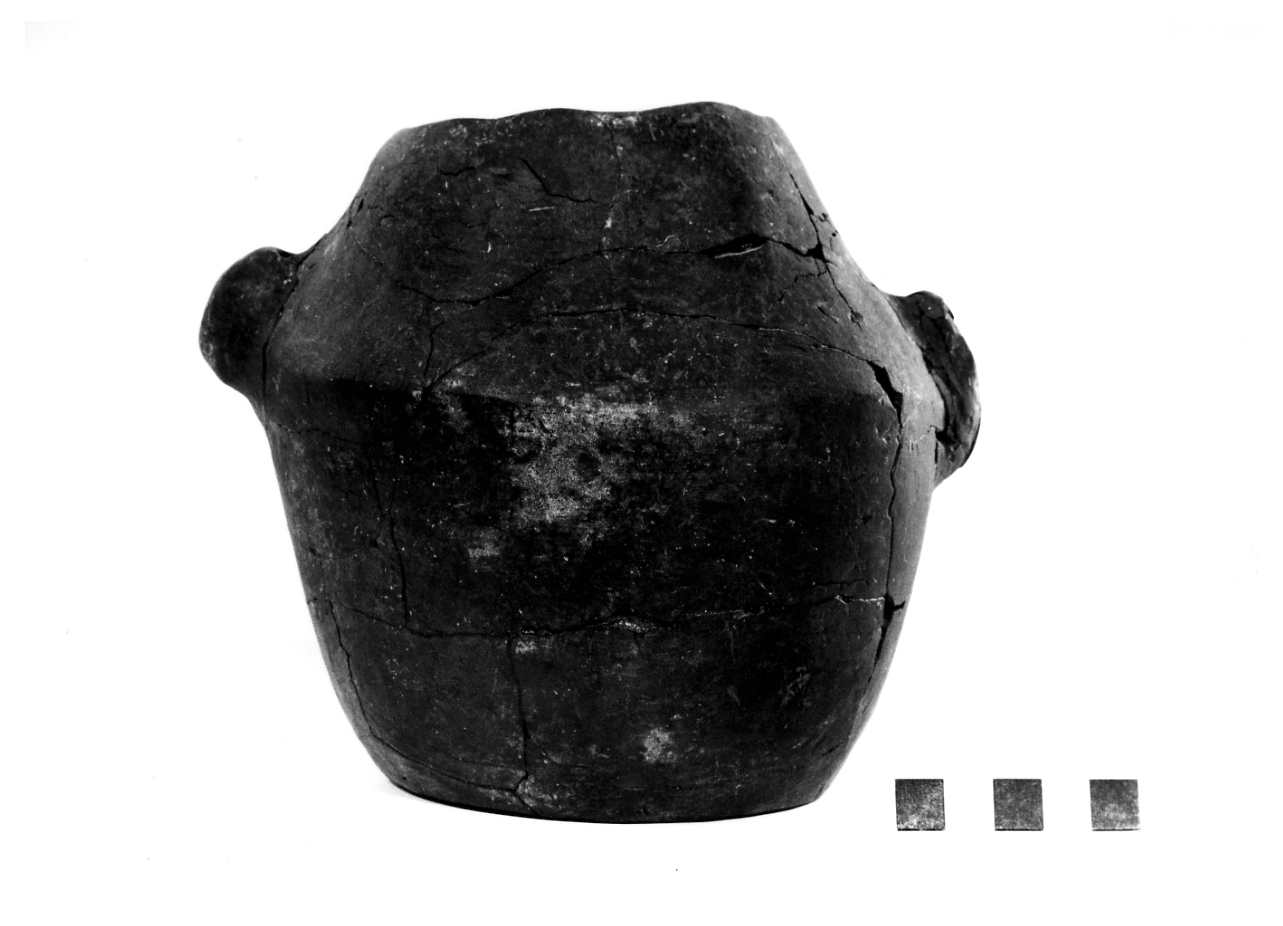 vaso biconico biansato - eneolitico (prima metà III millennio a.C)