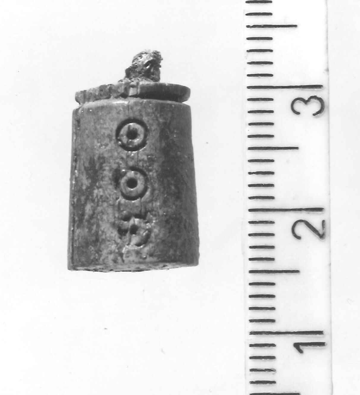 pendaglio cilindrico - Piceno III (secc. VII-VI a.C)