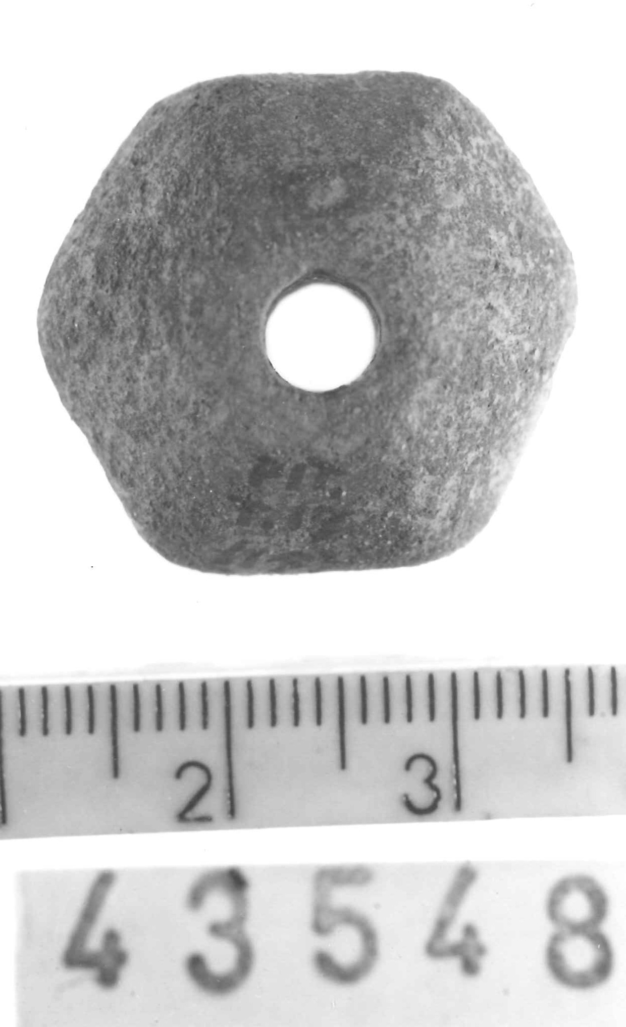 fuseruola biconica profilata - Piceno III (secc. VII-VI a.C)