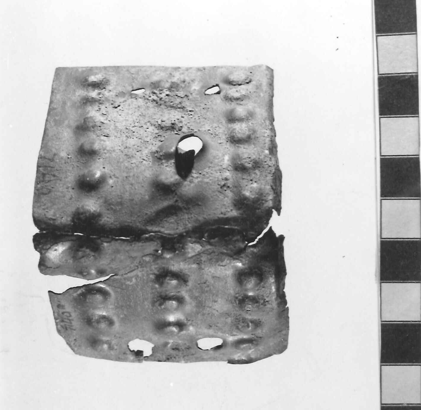 lamina di rivestimento - Piceno III (fine sec. VII a.C)