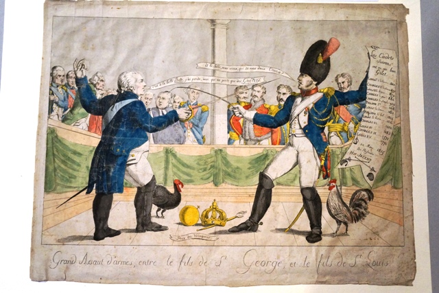 Grande assalto di armi, tra il figlio di San Giorgio e il figlio di San Luigi, Napoleone (stampa) - ambito francese (primo quarto sec. XIX)