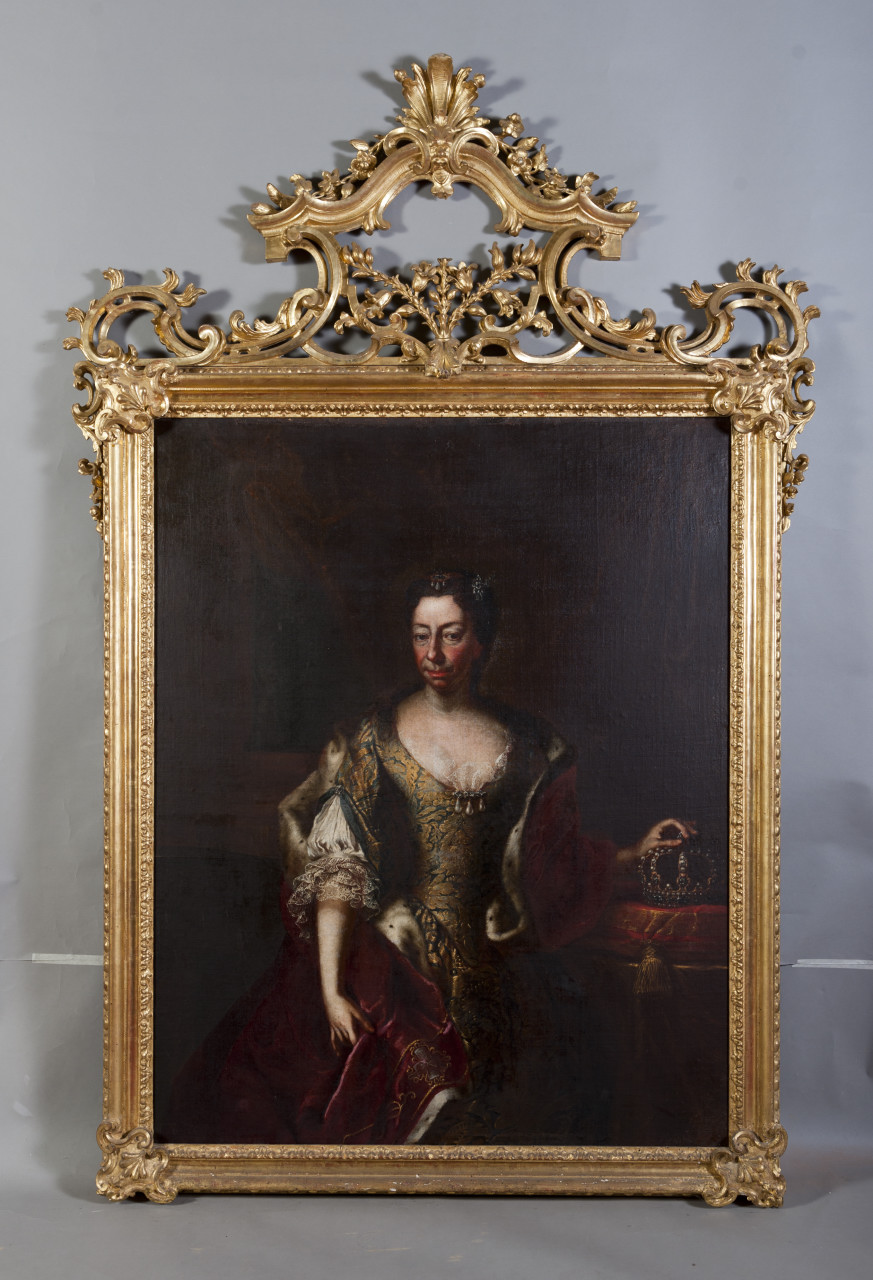 ritratto di Anna d'Orleans (dipinto, opera isolata) - ambito piemontese (prima metà sec. XVIII)