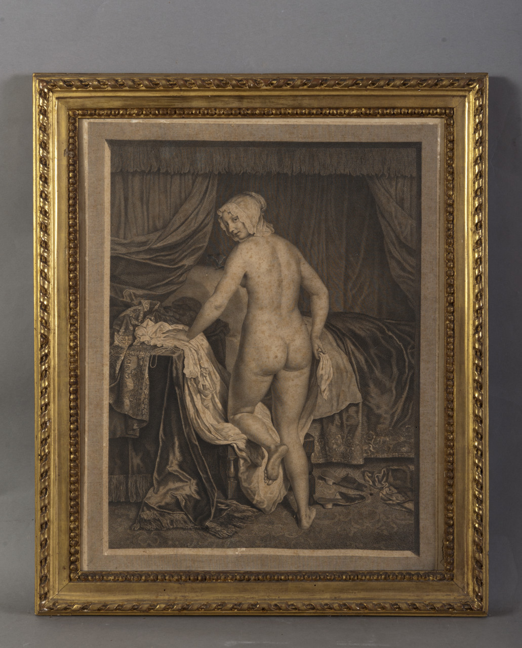 Figura femminile nuda (stampa) - ambito francese (sec. XVIII)