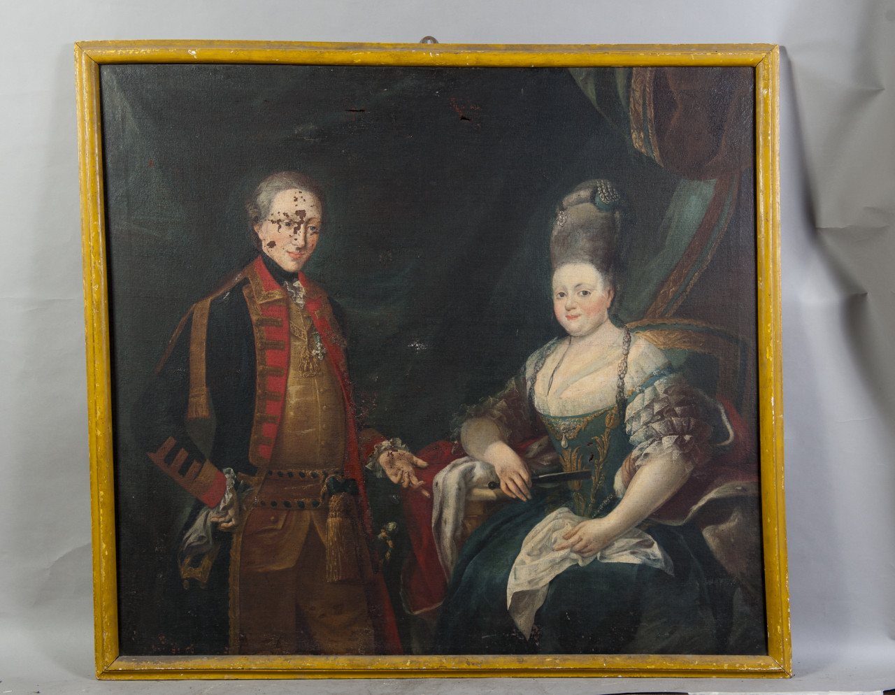 Ritratto di Carlo Emanuele IV e Maria Clotilde di Francia (dipinto, opera isolata) - ambito piemontese (ultimo quarto sec. XVIII)