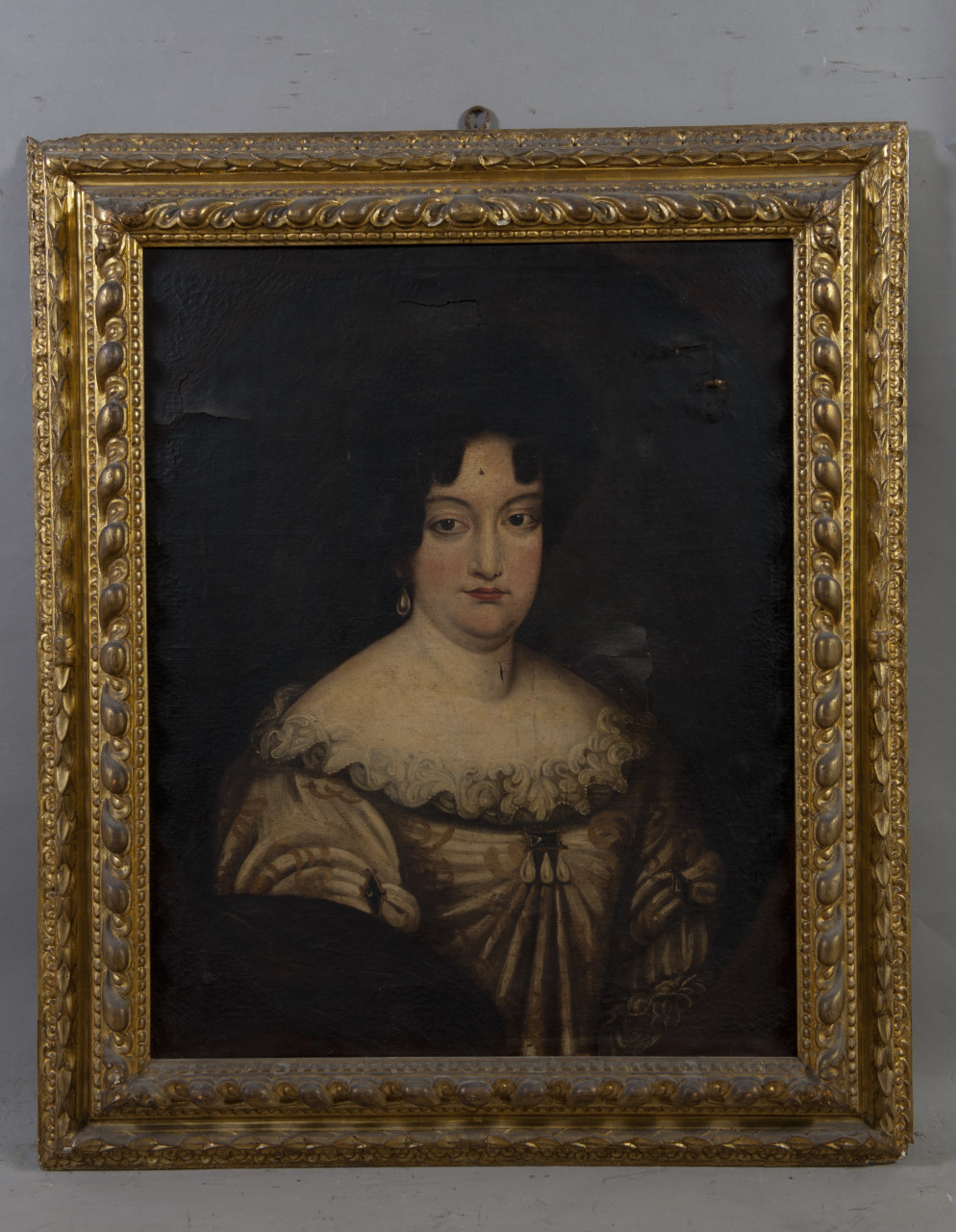 Ritratto di Maria Ludovica di Savoia Principessa di Oneglia (dipinto, opera isolata) - ambito piemontese (terzo quarto sec. XVII)