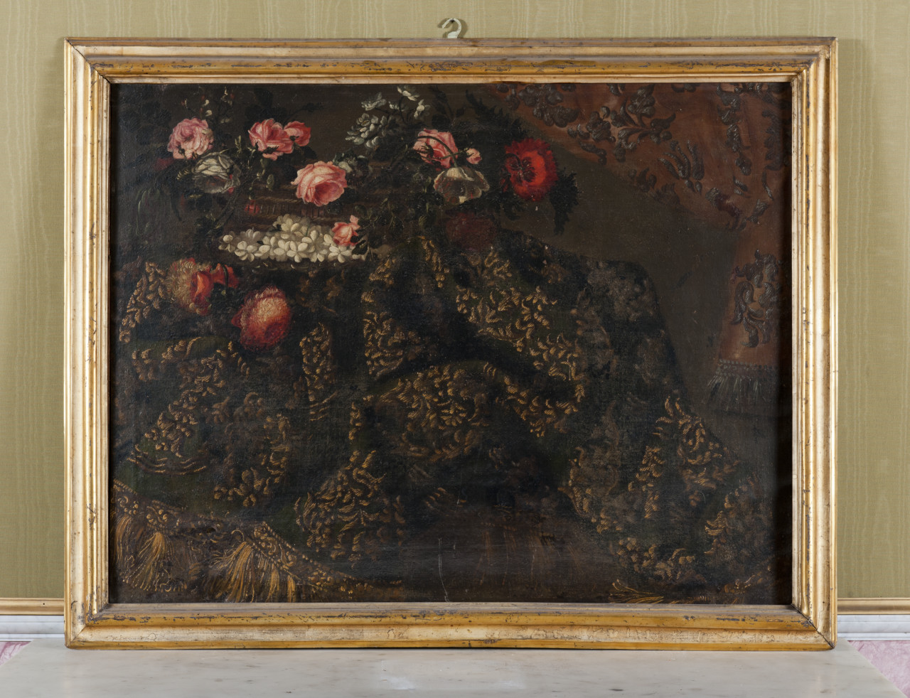 Natura morta con fiori (dipinto, opera isolata) - ambito Italia centro-settentrionale (prima metà sec. XVIII)