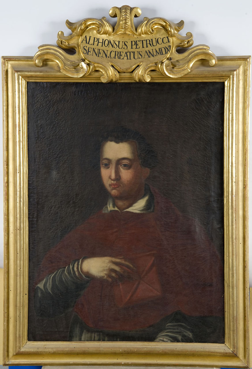 Ritratto del cardinale Alfonso Petrucci (dipinto) - ambito senese (sec. XVII)