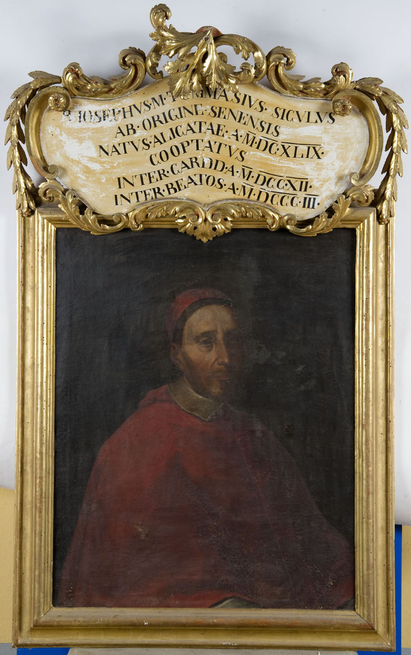 Ritratto del cardinale Giuseppe Maria Tomasi (dipinto) - ambito senese (sec. XVIII)
