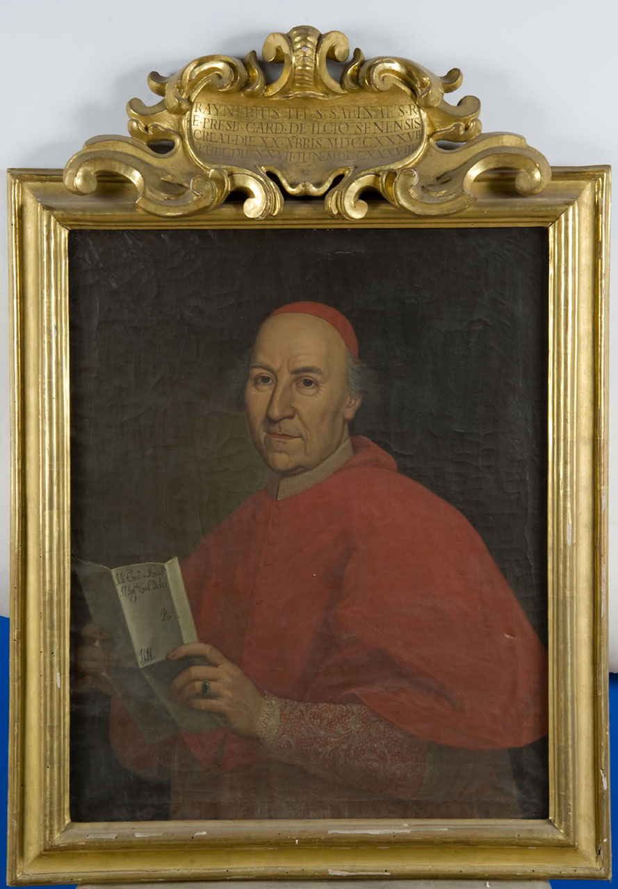 Ritratto del cardinale Ranieri D'Elci di Santa Sabina (dipinto) - ambito senese (sec. XVIII)